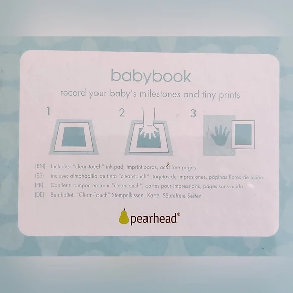 Pearhead Pink Babybook with Polka Dots - Picture 3 of 3